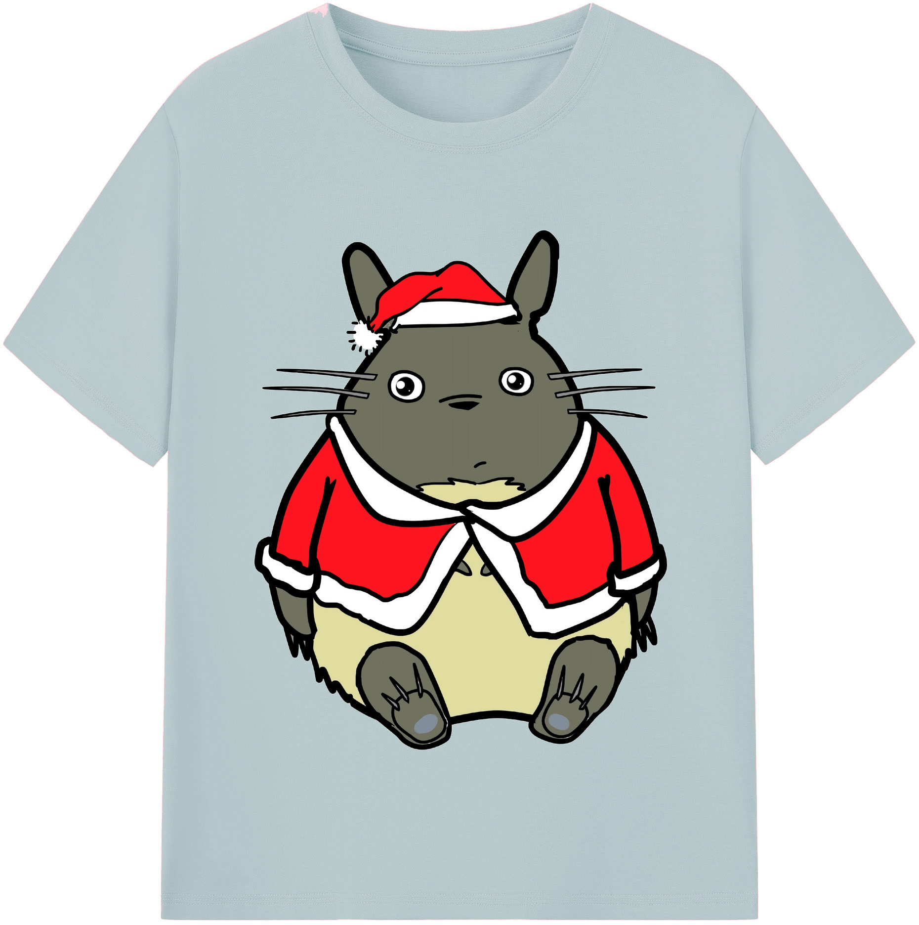 （画像用） となりのトトロ 草壁メイ 草壁サツキ My Neighbor Totoro Satsuki Kusakabe Mei Kusakabe 綿100％半袖Tシャツ（フロントプリント）